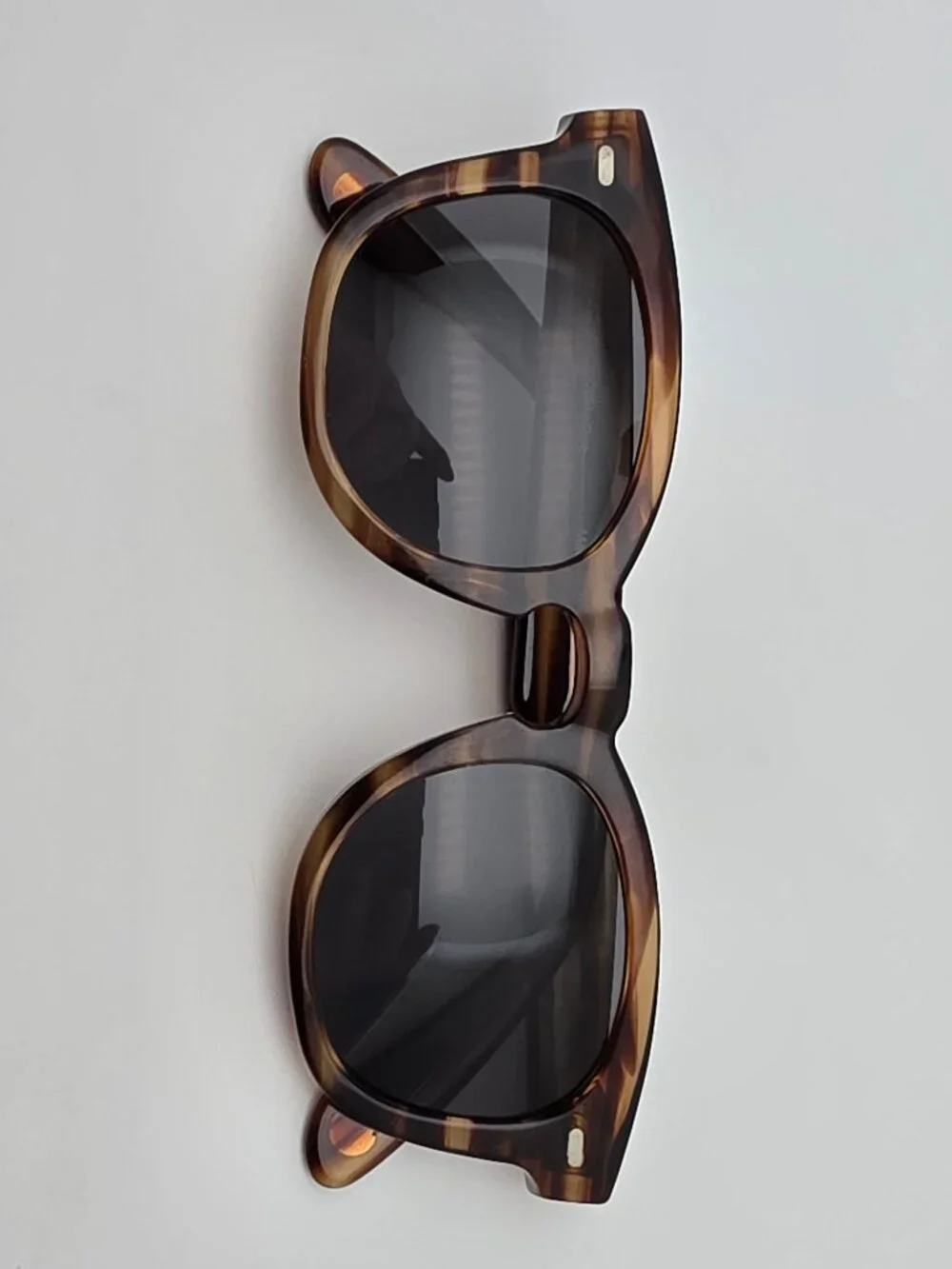 Article One Cameroon 22 Brown Stripe Sunglasses FRAME ONLY Italy 47-24-145